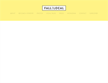 Tablet Screenshot of fallforlocal.com